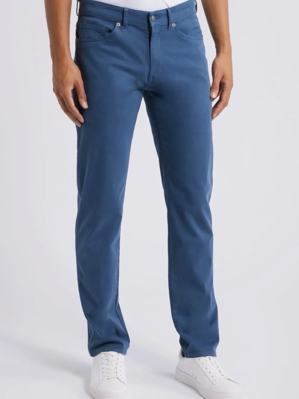 Peter Millar Blue Straight-Fit Chinos